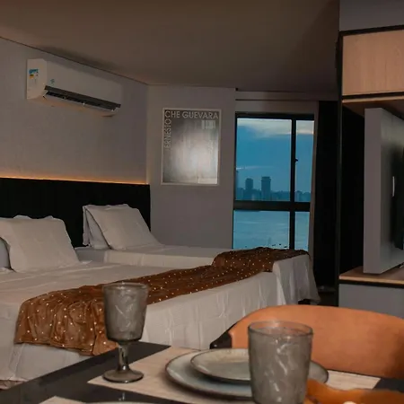 Flat Luxuoso Iate Plaza Na Av.beira Mar Fortaleza! Apartamento