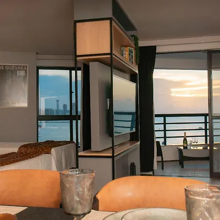 Apartamento Flat Luxuoso Iate Plaza Na Av.beira Mar Fortaleza! *